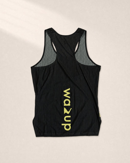 Female PB Performance Singlet - Mossaic - Forest - 3D Back