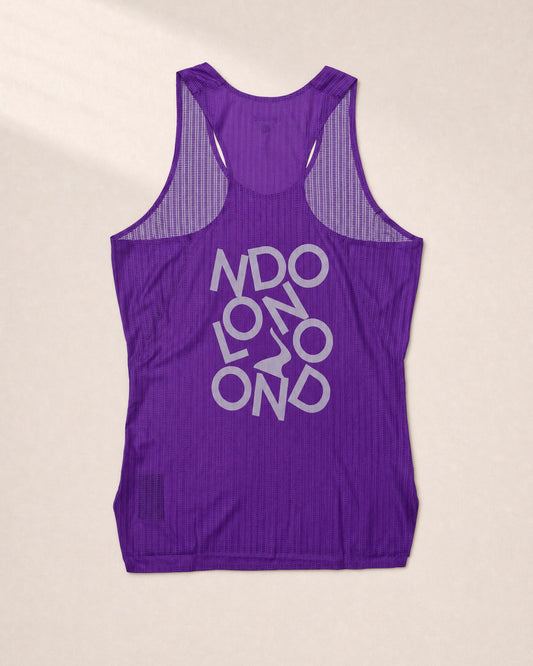 Female Six Major PB Performance Singlet - London - 3D Back