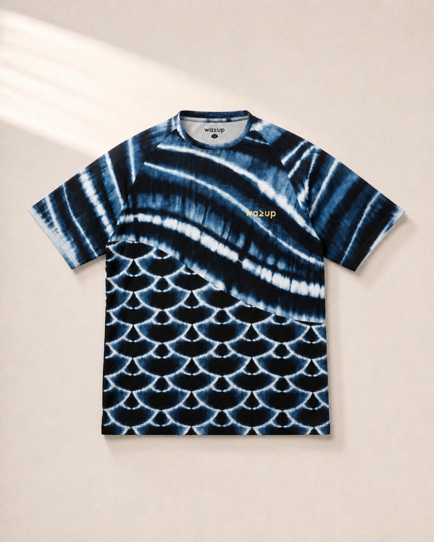 Wave Grid Tee - 3D Front