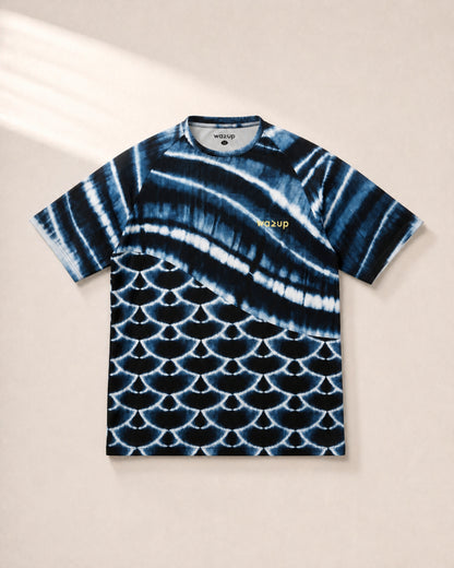 Wave Grid Tee - 3D Front