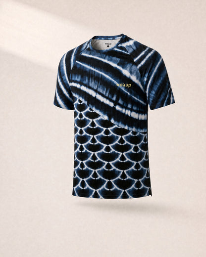 Wave Grid Tee - 3/4 Angle