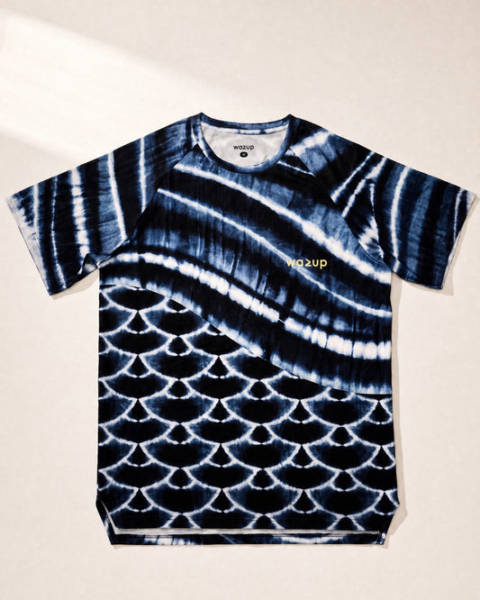 Wave Grid Tee - Logo Detail