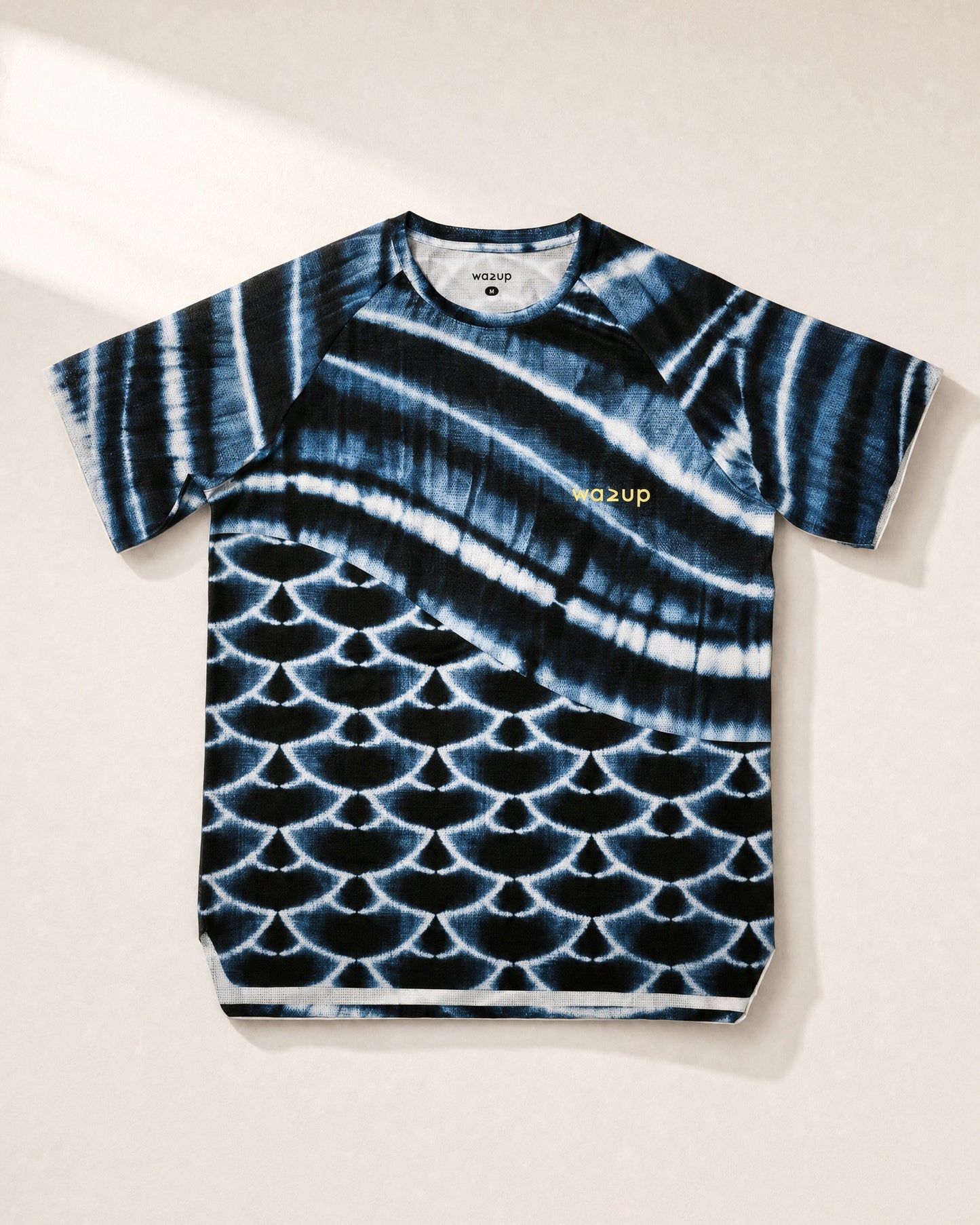 Wave Grid Tee - Pattern Detail