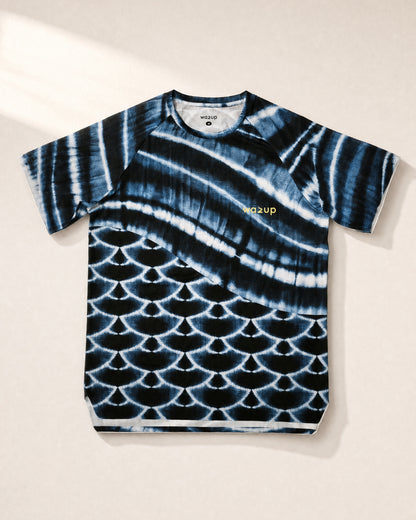 Wave Grid Tee - Pattern Detail
