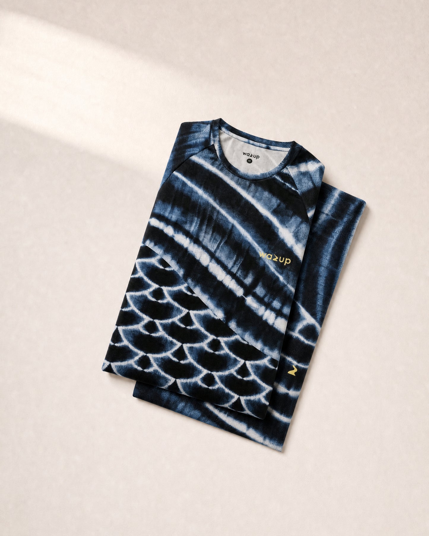 Wave Grid Tee - Folded