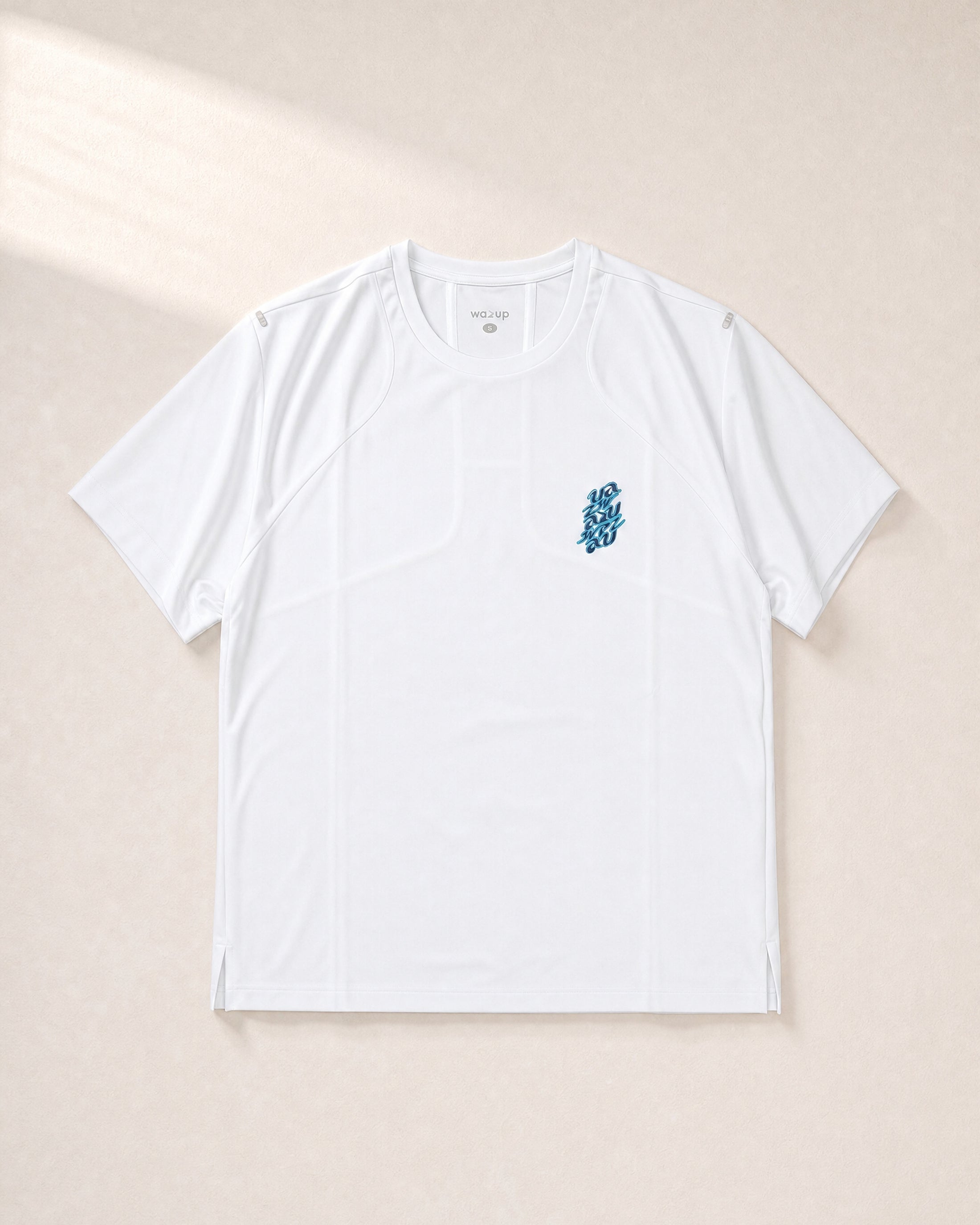 Daily Movement Tee / White / Men / 3D Front