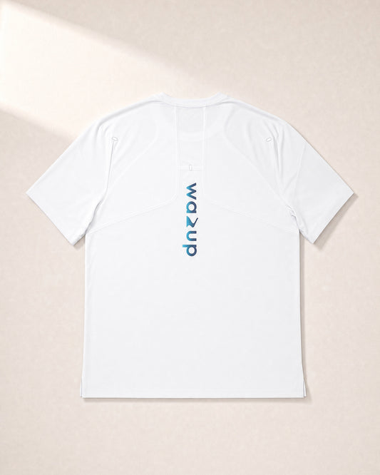 Daily Movement Tee / White / Men / 3D Back
