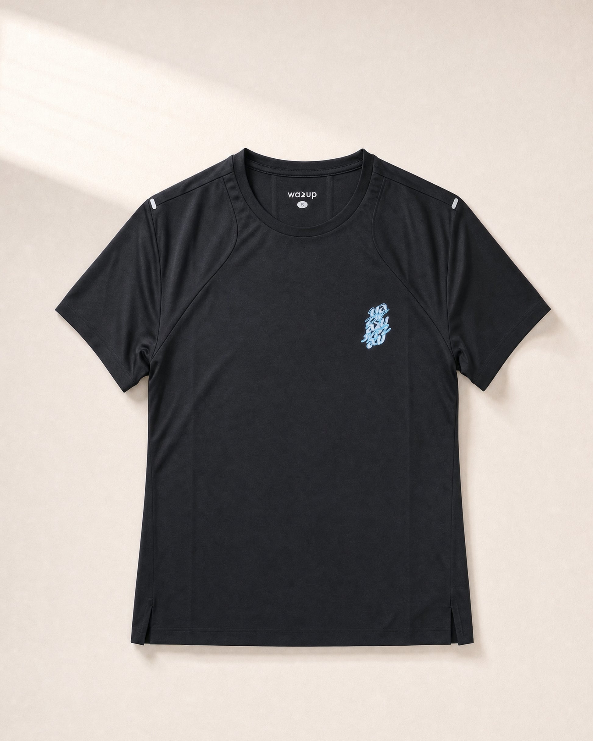 Daily Movement Tee / Black / Women / 3D Front
