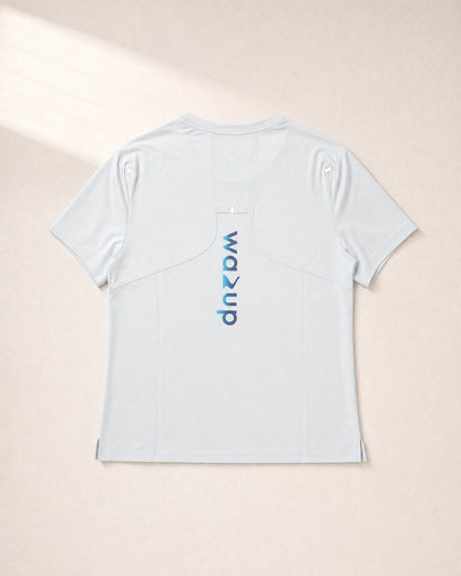 Daily Movement Tee / Light Blue / Women / 3D Back