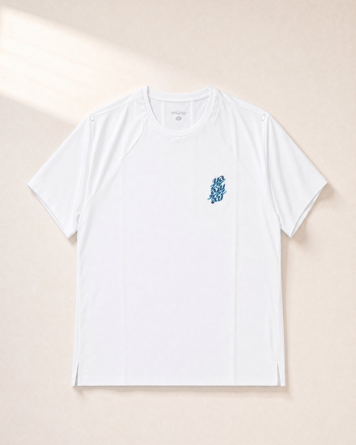 Daily Movement Tee / White / Women / 3D Front