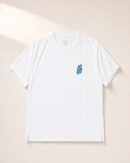 Daily Movement Tee / White / Women / 3D Front