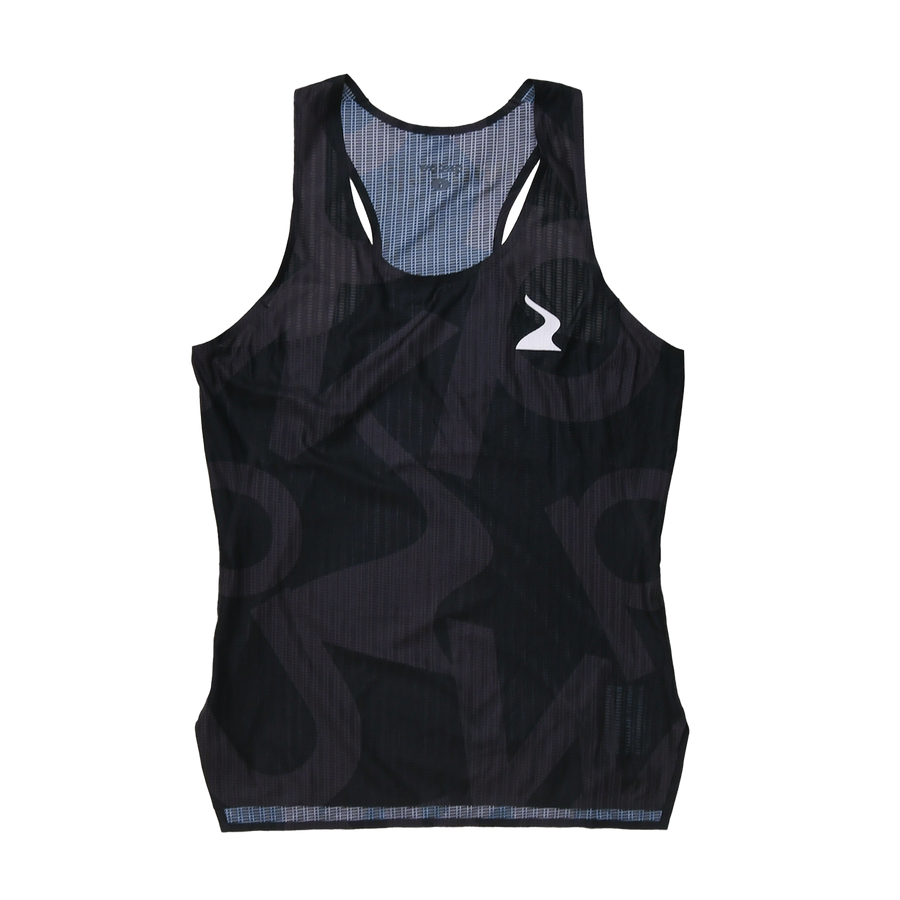 Female PB Performance Singlet w1.2 - Big & Bold - black