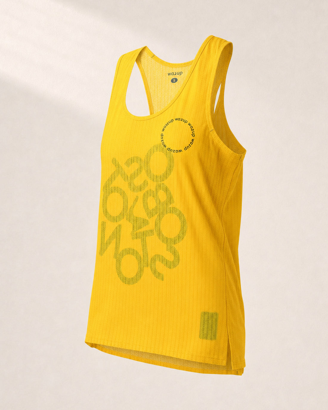 Female Six Major PB Performance Singlet - Boston - 3/4 Angle