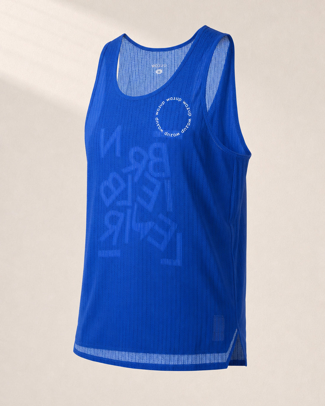 Male Six Major PB Performance Singlet - Berlin - 3/4 Angle