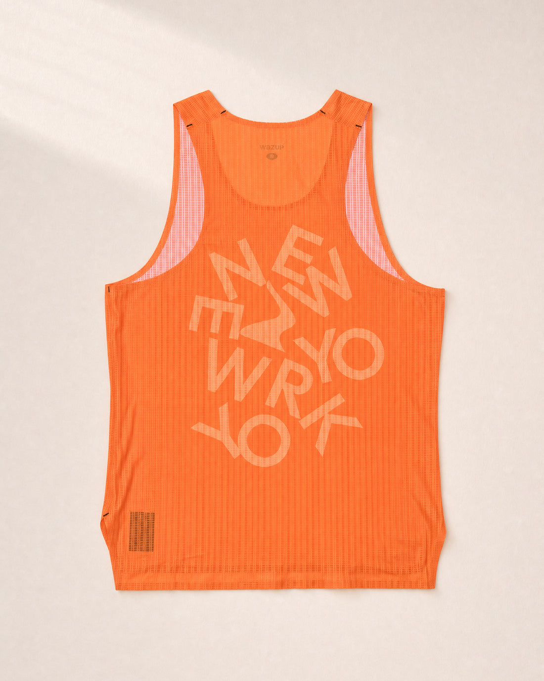 Male Six Major PB Performance Singlet - New York - 3D Back
