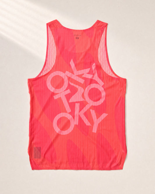 Male Six Major PB Performance Singlet - Tokyo - 3D Back