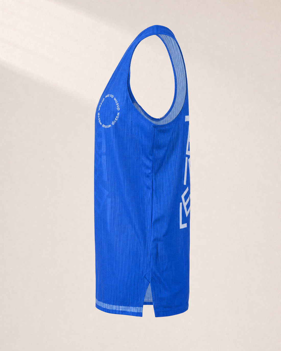 Female Six Major PB Performance Singlet - Berlin - 3D Side