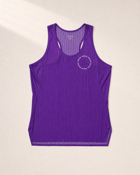 Female Six Major PB Performance Singlet - London - 3D Front