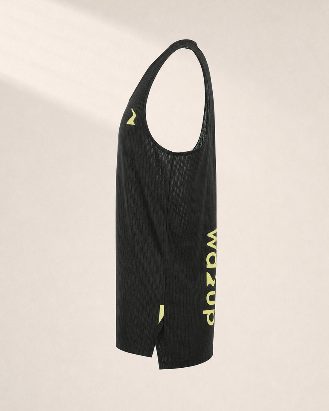 Male PB Performance Singlet - Mossaic - Forest - 3D Side