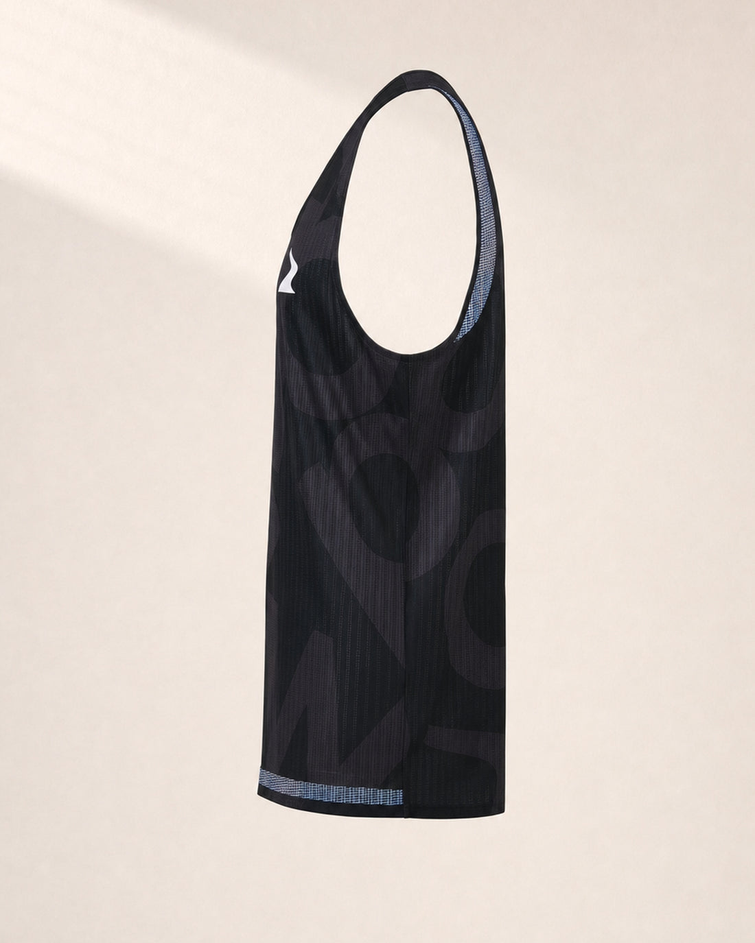 Male PB Performance Singlet w1.2 - Big & Bold - black - 3D Side
