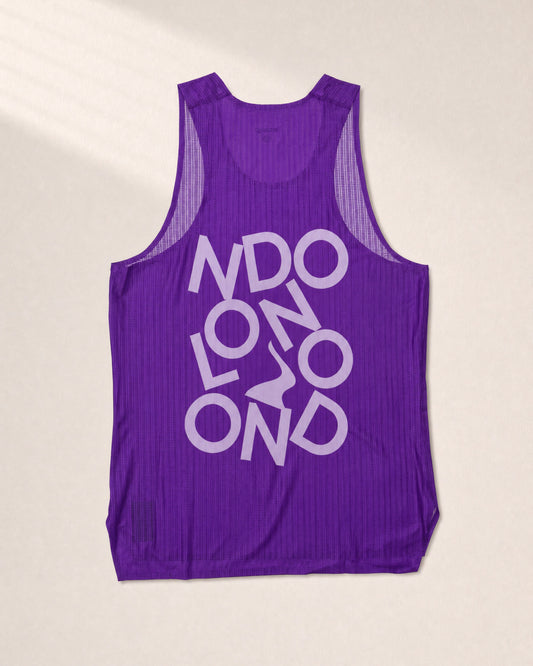 Male Six Major PB Performance Singlet - London - 3D Back
