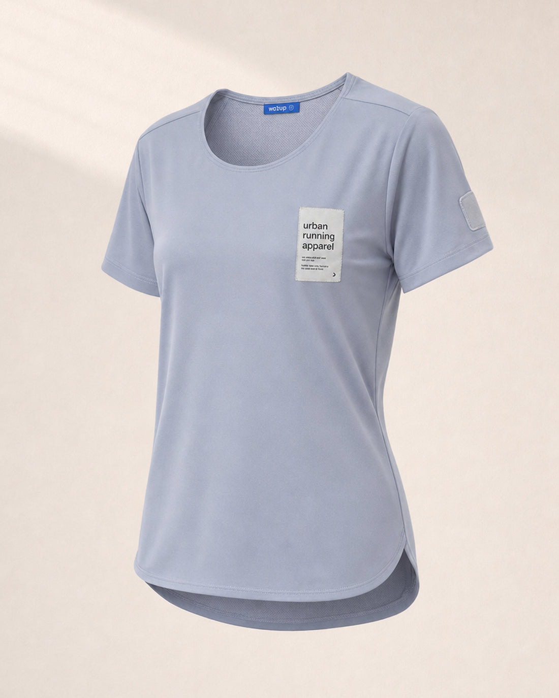 Female Urban Tee - Grey / 3/4 Angle
