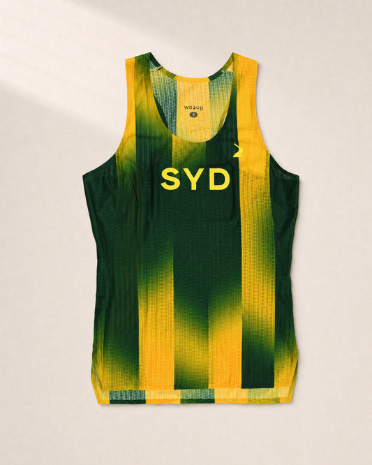 World Major Performance Singlet - Sydney - Female / 3D Front