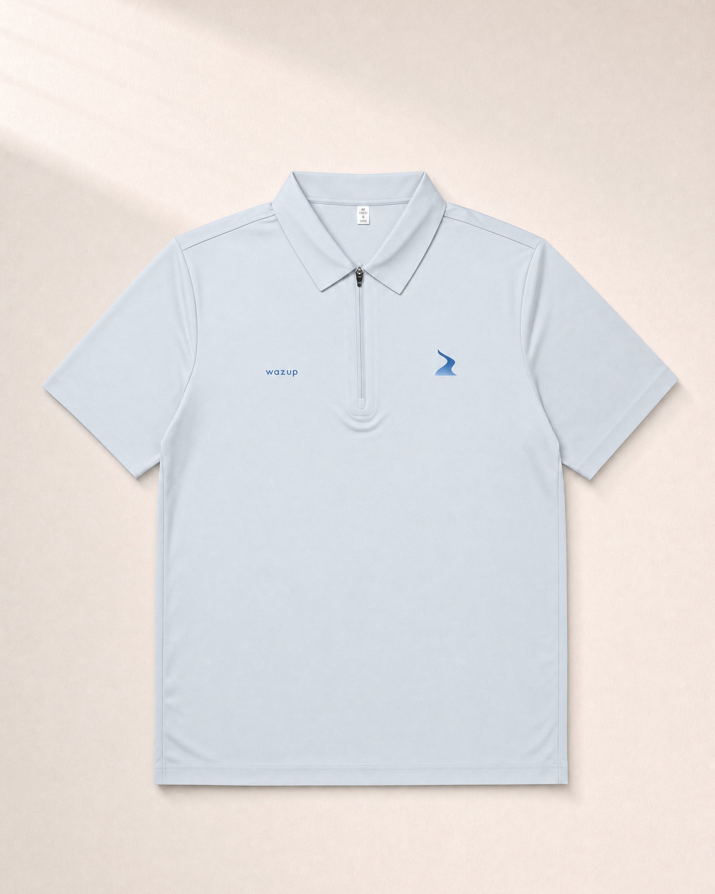 Wazup Polo / Pale Blue front